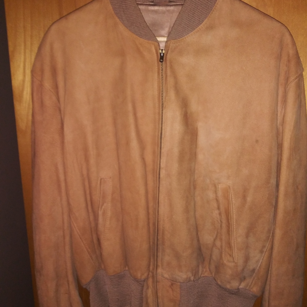 Leather Bomber Jacket